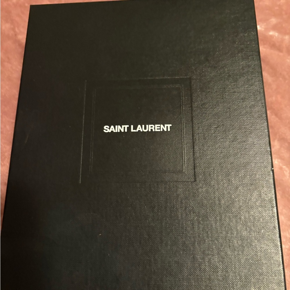 Saint Laurent Black Empty Purse Box